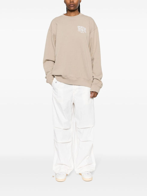 logo-print cotton sweatshirt