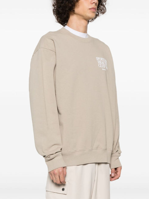 logo-print cotton sweatshirt