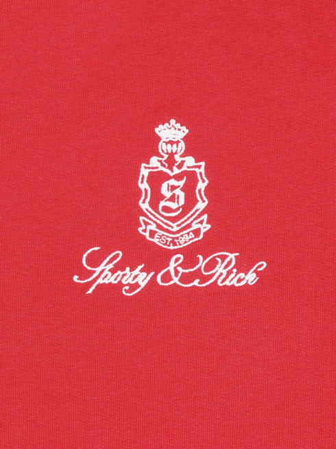 embroidered-logo cotton sweatshirt