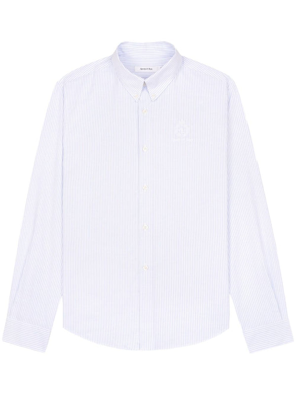crown-logo striped Oxford shirt