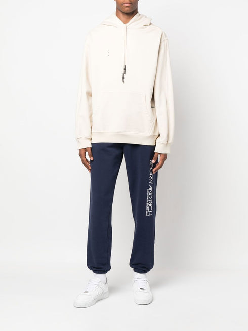 logo-print detail track pants