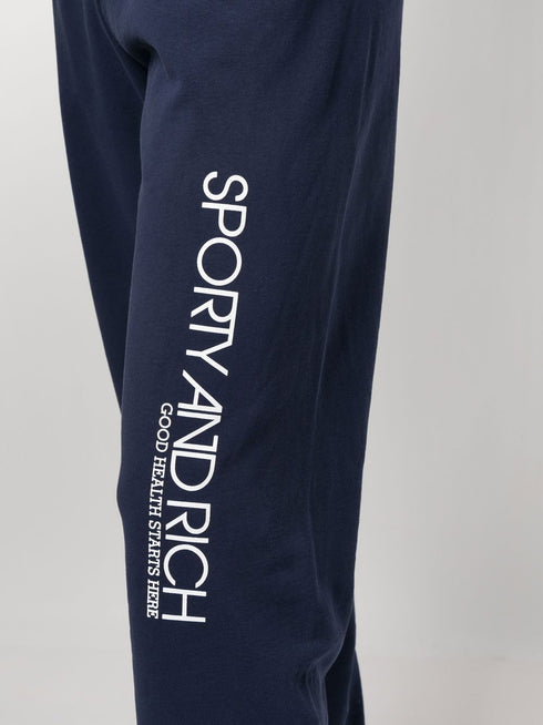 logo-print detail track pants