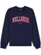 Wellness crew-neck cotton sweatshirt