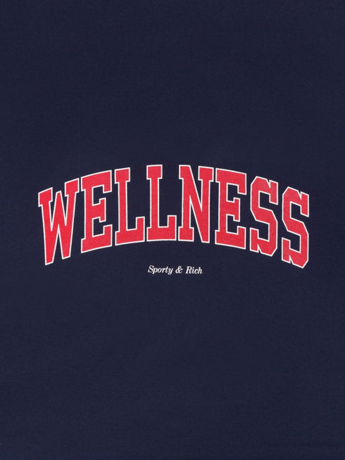 Wellness crew-neck cotton sweatshirt
