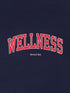 Wellness crew-neck cotton sweatshirt