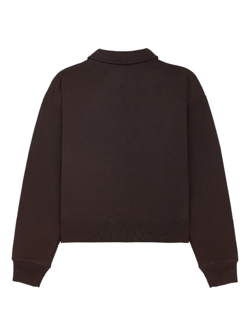 logo-embroidered cotton polo shirt