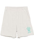 Emblem-print track shorts