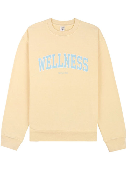 slogan-print sweatshirt