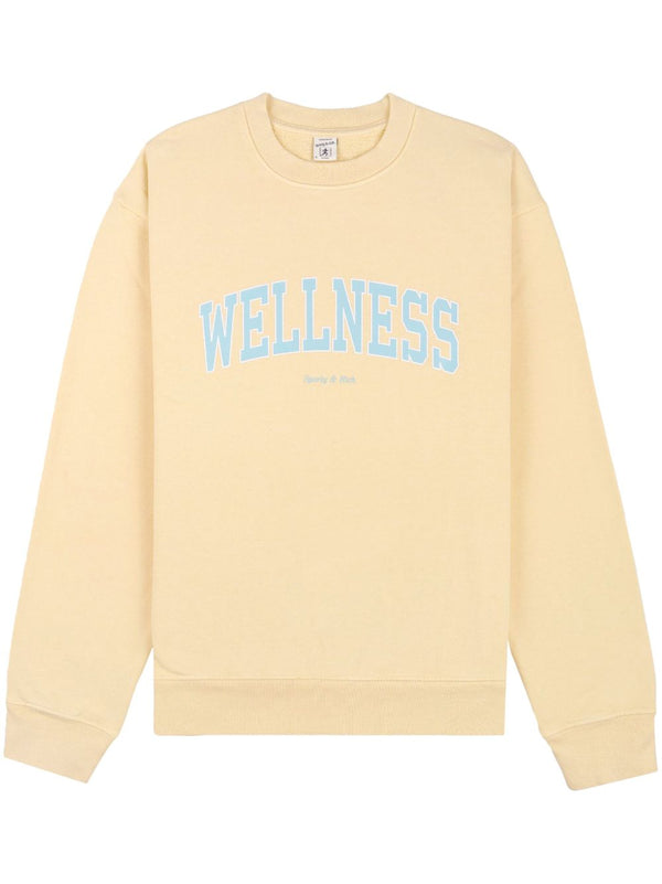 slogan-print sweatshirt