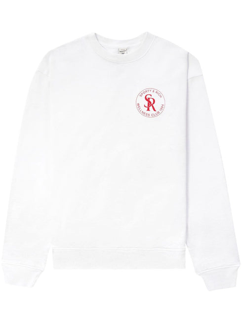logo-patch cotton sweatshirt