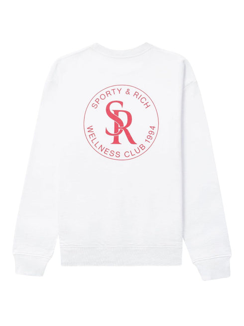 logo-patch cotton sweatshirt