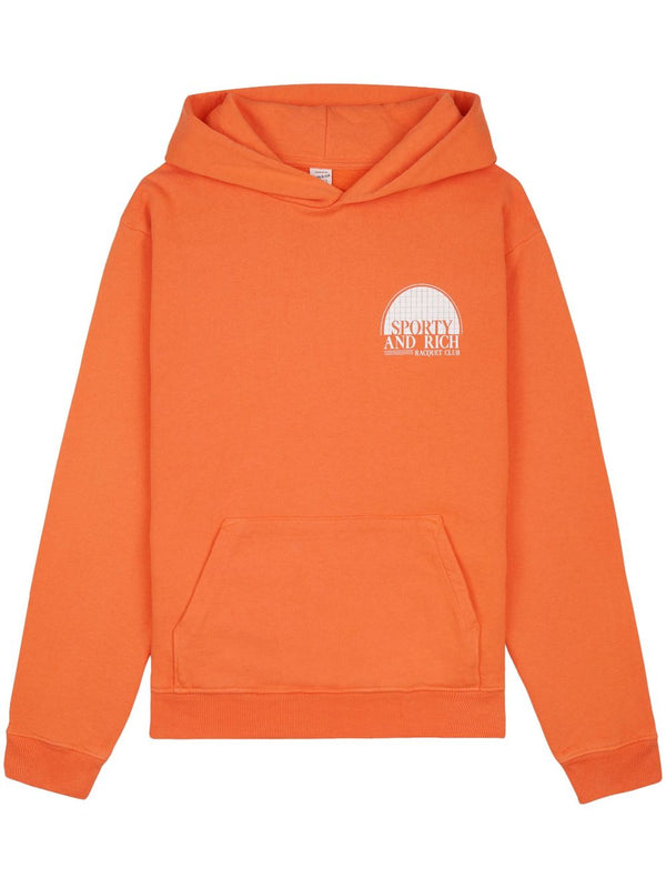 Racquet Club cotton hoodie
