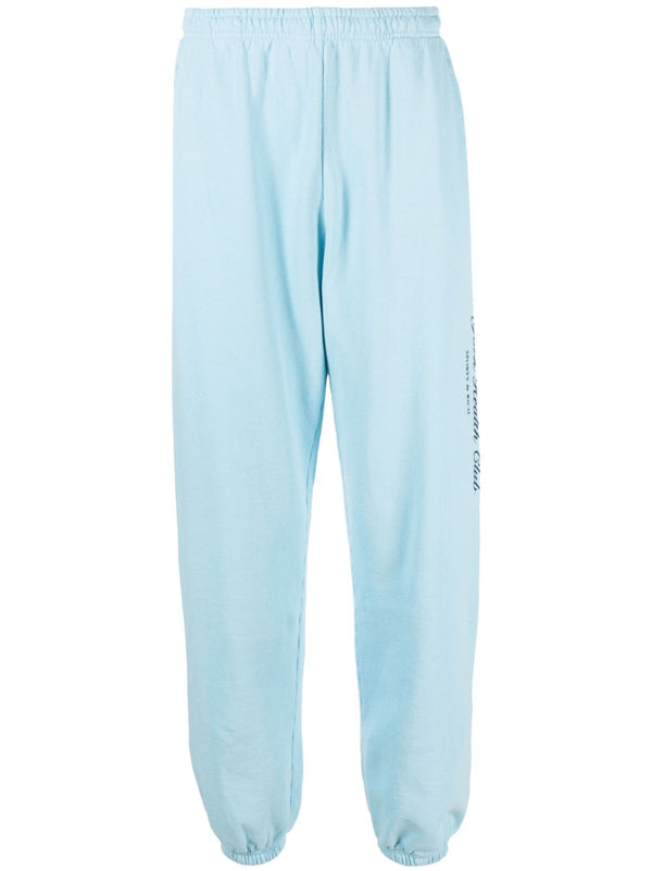 logo-print cotton track pants