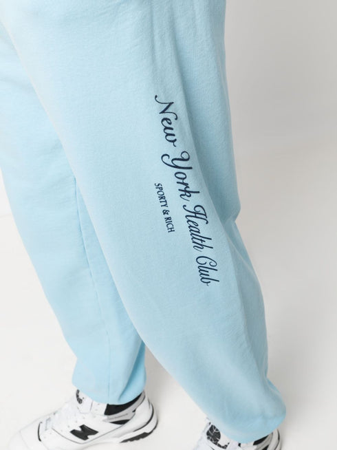 logo-print cotton track pants