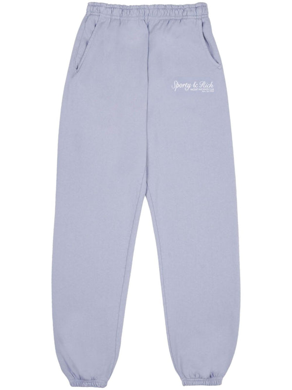 French cotton track pants