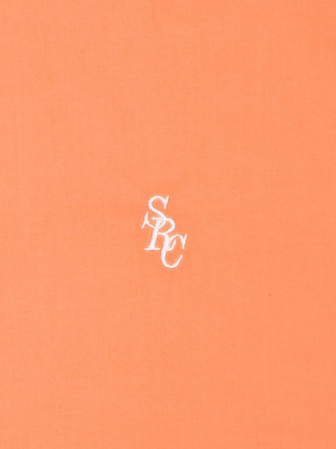 SRC logo-embroidered cotton shirt