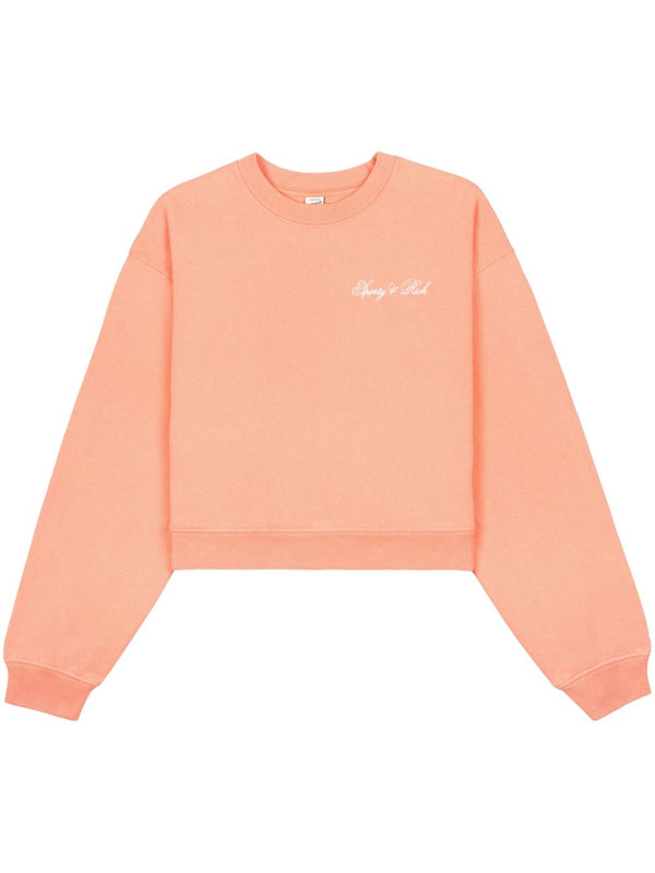 logo-print cotton sweatshirt