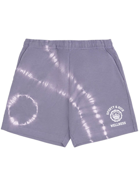 Emblem cotton track shorts