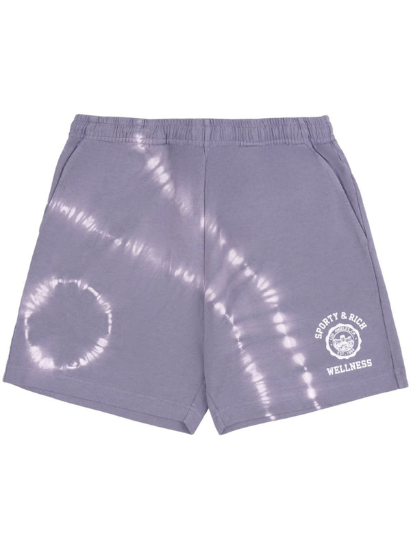 Emblem cotton track shorts