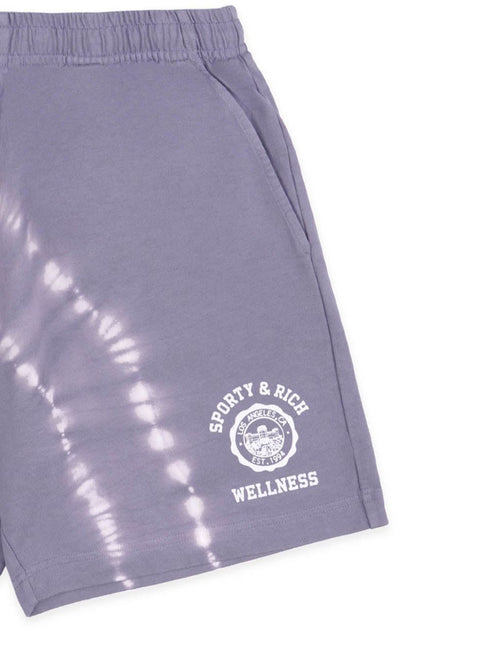 Emblem cotton track shorts