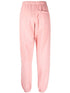 logo-embroidered cotton track pants