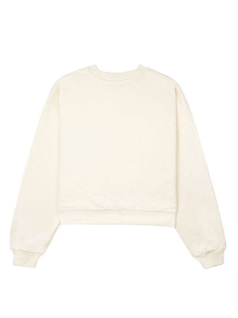 logo-print cropped sweatshirt