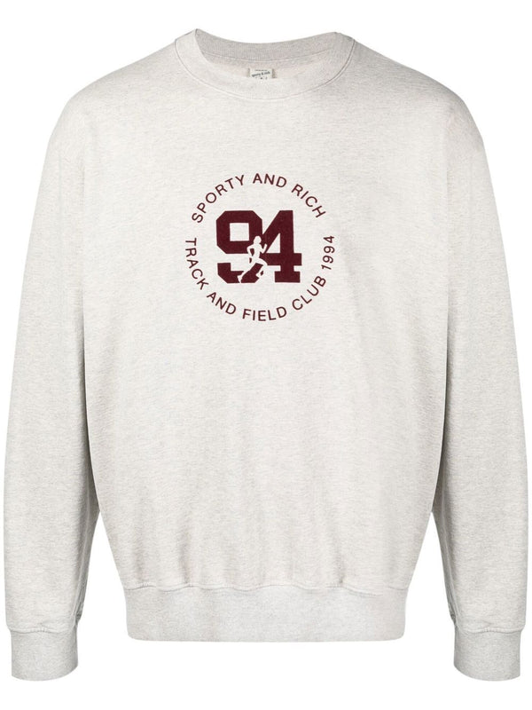 logo-print crew-neck sweatshirt