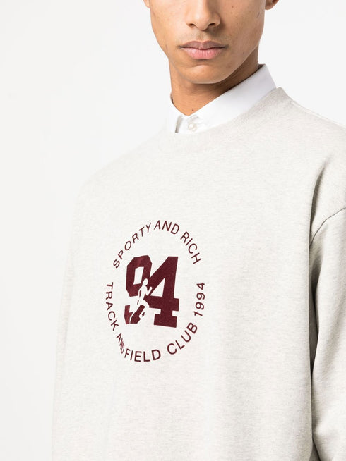 logo-print crew-neck sweatshirt