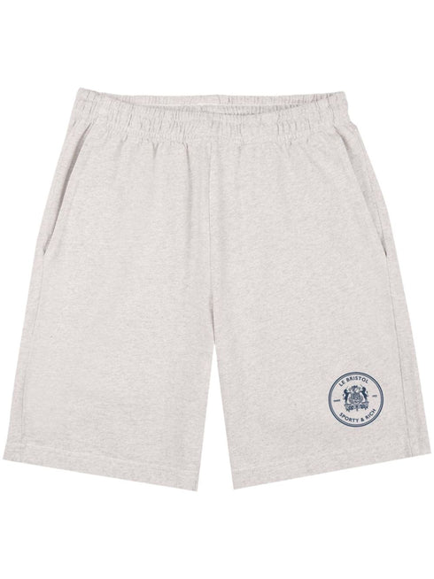 Bristol Crest cotton track shorts