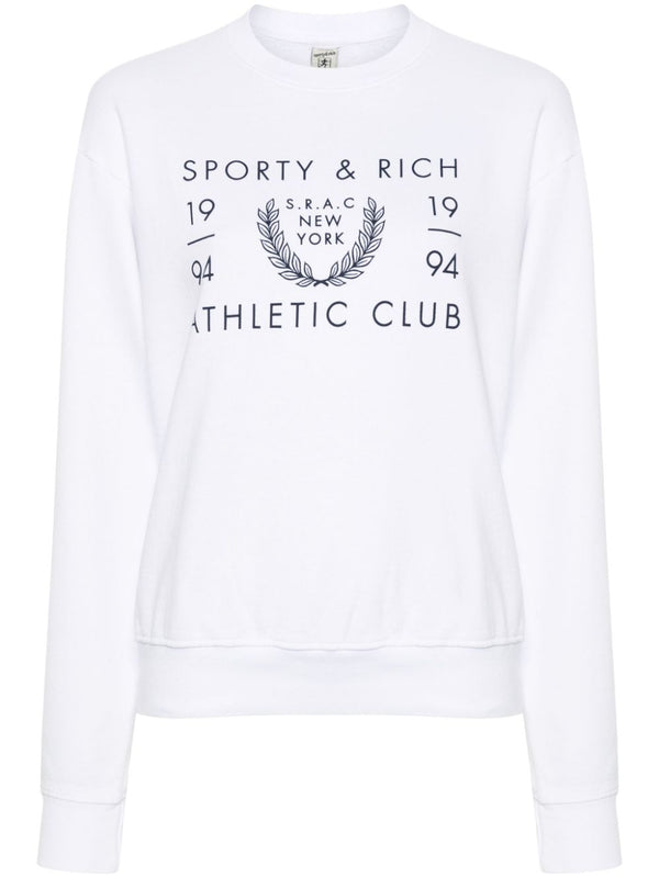 SRAC logo-print cotton sweatshirt