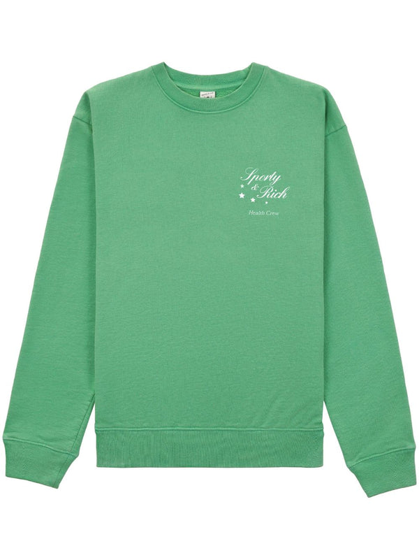 logo-print cotton sweatshirt