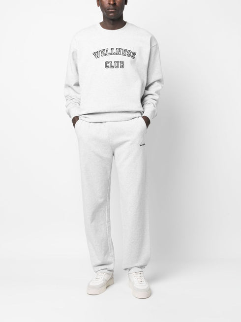 slogan-print cotton sweatshirt