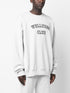 slogan-print cotton sweatshirt