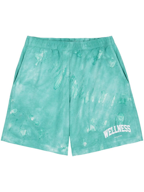 Wellness tie-dye shorts