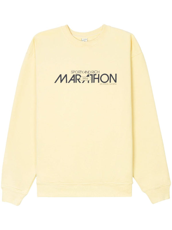 Marathon logo-print sweatshirt
