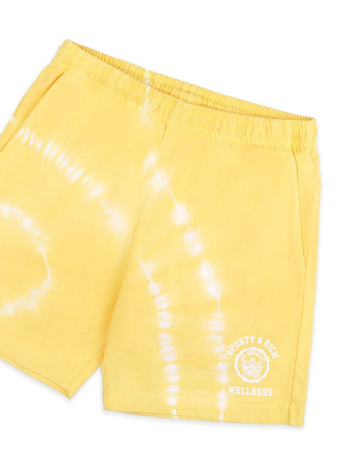 Emblem cotton track shorts