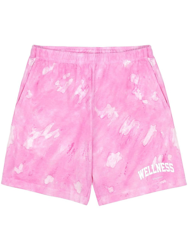 Wellness tie-dye shorts