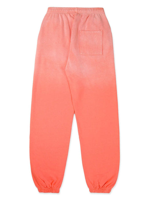 faded straight-leg track pants