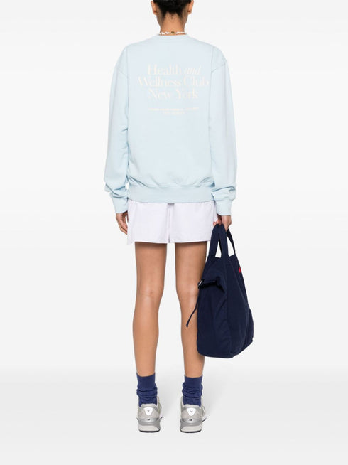 logo-embroidered cotton sweatshirt