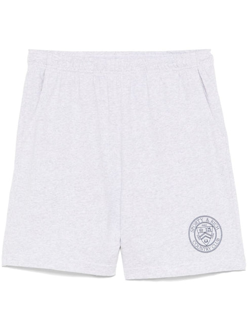 Connecticut crest-print track shorts