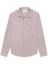 SRC Utility stripe-print cotton shirt