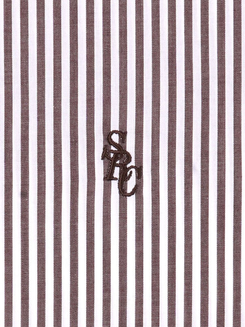 SRC Utility stripe-print cotton shirt