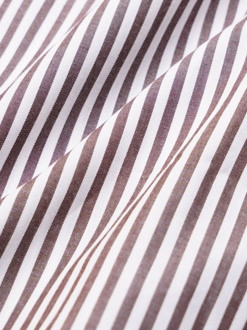 SRC Utility stripe-print cotton shirt