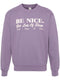 Be Nice cotton sweatshirt