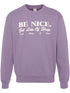 Be Nice cotton sweatshirt