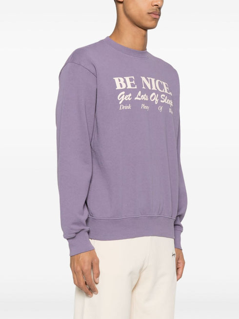 Be Nice cotton sweatshirt