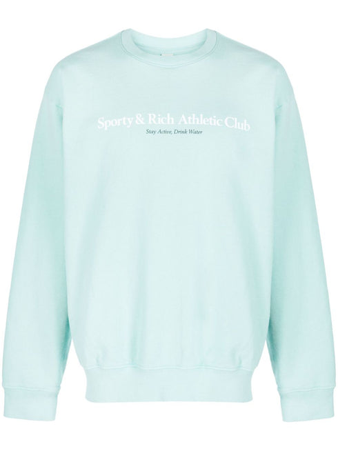 logo-print cotton sweatshirt
