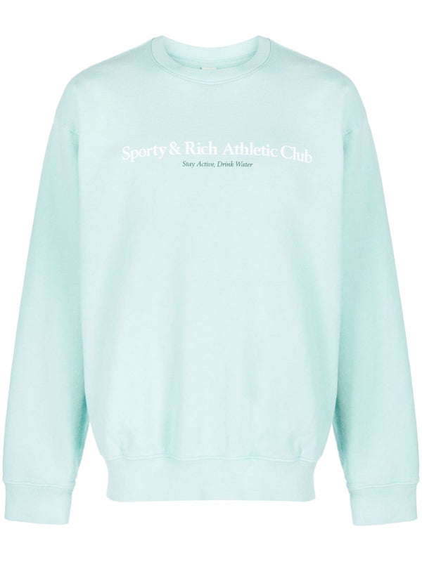 logo-print cotton sweatshirt