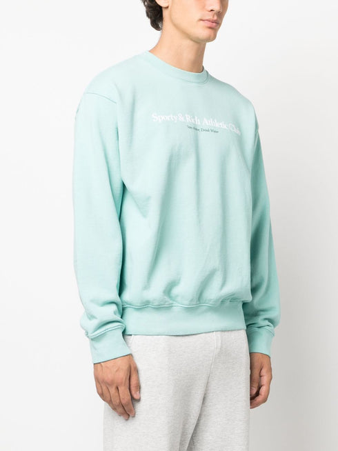 logo-print cotton sweatshirt