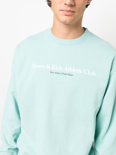 logo-print cotton sweatshirt